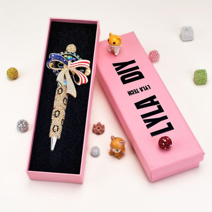 Bow Knot Rhinestone Pen Vintage - Image 5