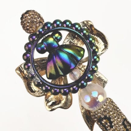 Bow Knot Rhinestone Pen Vintage - Image 4