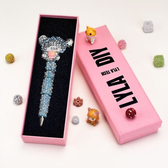 Cinnamoroll Blue Beaded Pen Sanrio - Image 2