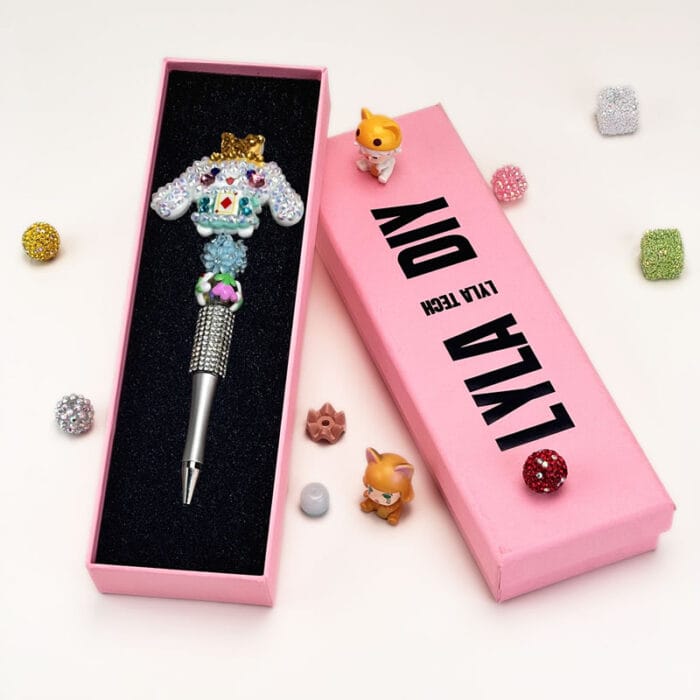 Cinnamoroll Silver Half Rhinestone Pen Sanrio - Image 2