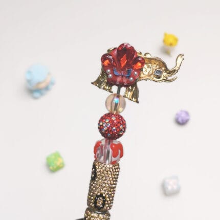 Elephant Rhinestone Pen Vintage - Image 3