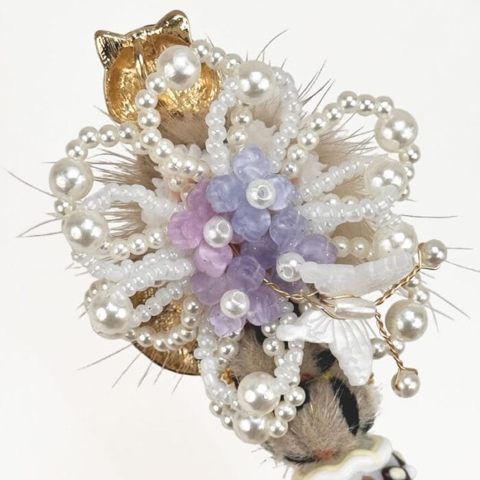 Fox Brown Rhinestone Pen Vintage - Image 4