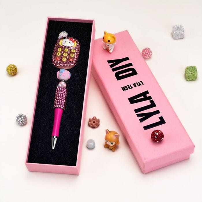 HelloKitty Mobile Pink Half Rhinestone Pen Sanrio - Image 2