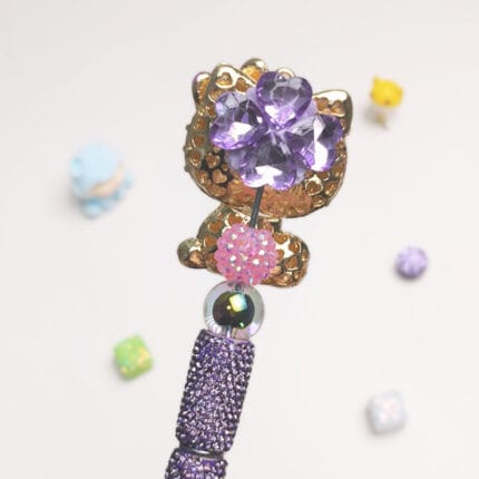 HelloKitty Purple Rhinestone Pen Sanrio - Image 3