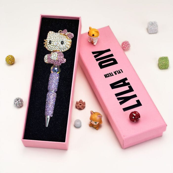 HelloKitty Purple Rhinestone Pen Sanrio - Image 2