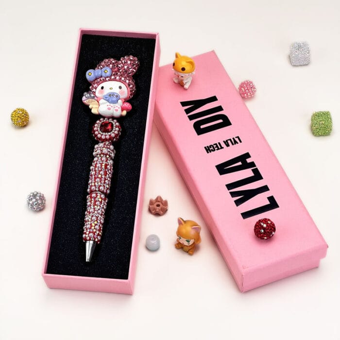 Melody Red Beaded Pen Sanrio - Image 2