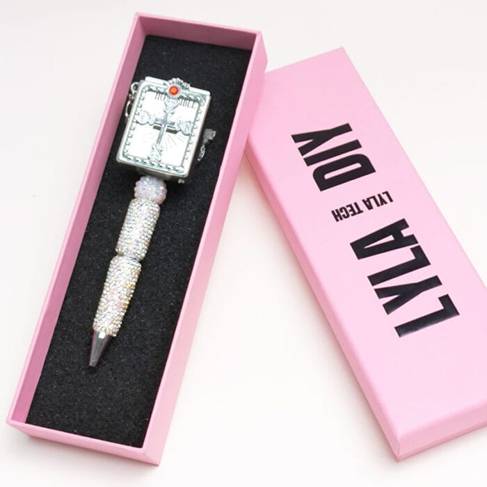 Mini Bible Rhinestone Pen Vintage - Image 2