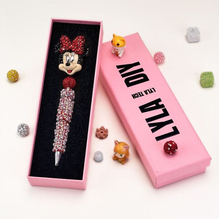 MinnieMouse Red Beaded Pen Disney - Image 2