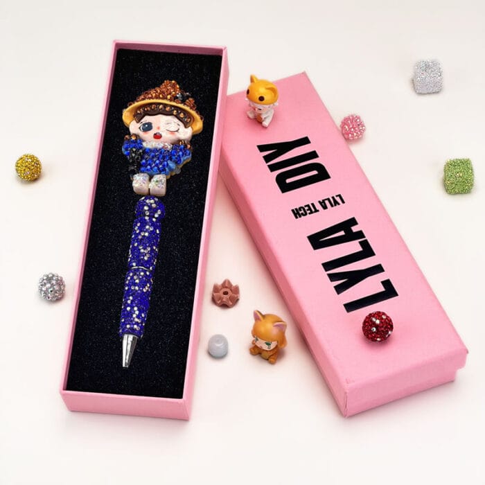SP8 Blue Rhinestone Pen Popmart - Image 2