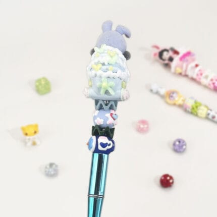 Skullpanda BabyStroller Blue Electricplating Pen Popmart - Image 4