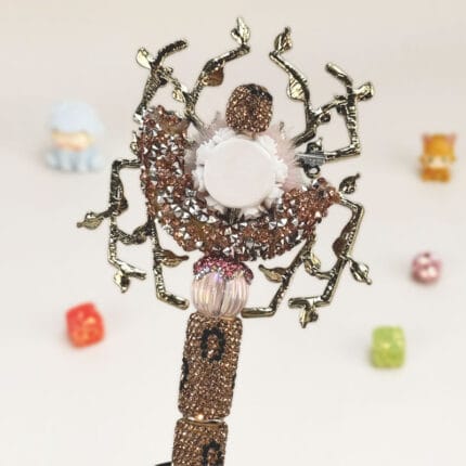 Spiders Leopard Prints Rhinestone Pen Vintage - Image 3