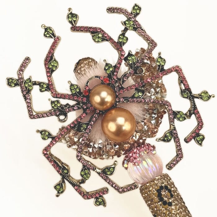 Spiders Leopard Prints Rhinestone Pen Vintage - Image 2