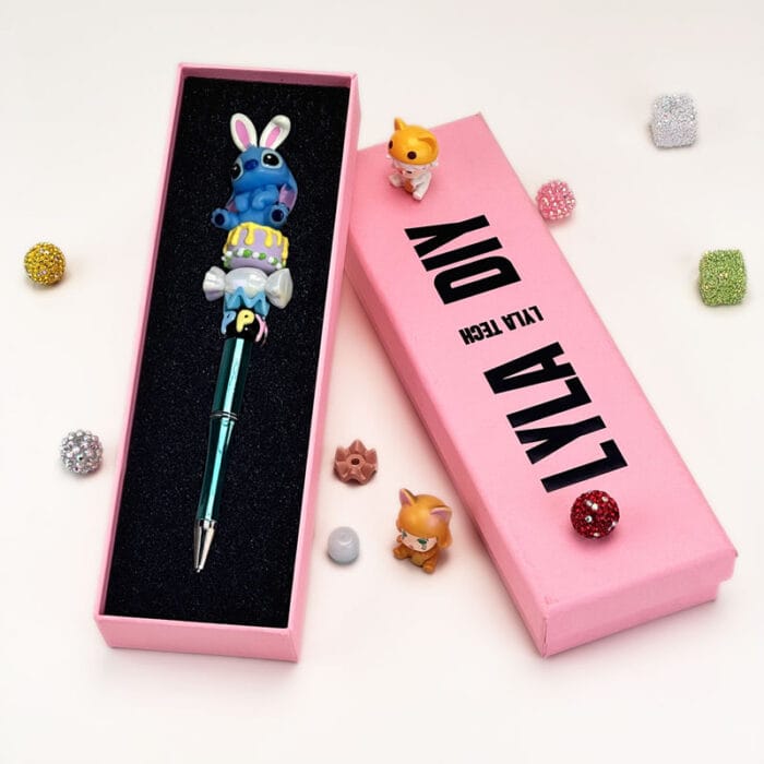 Stitch Rabbit Green Electricplating Pen Disney - Image 2