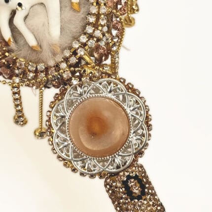 White Horse Rhinestone Pen Vintage - Image 3