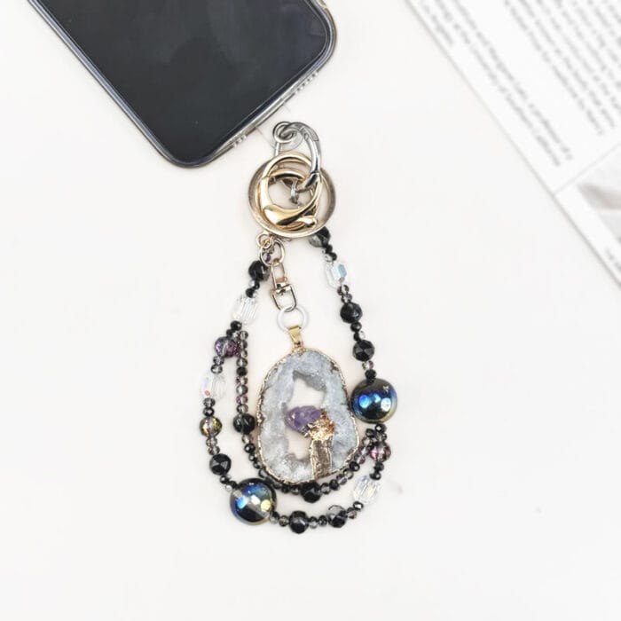 Crystal Radiance Charm DIY-Chain BagChain KeyChain - Image 3