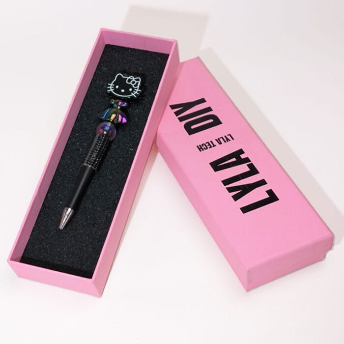 HelloKitty Black Half Rhinestone Pen Sanrio - Image 2