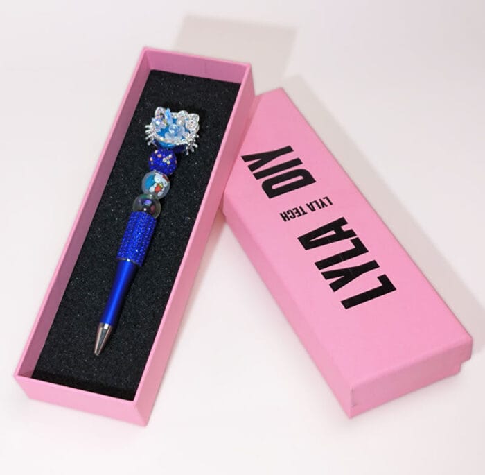 HelloKitty Blue Half Rhinestone Pen Sanrio A - Image 2