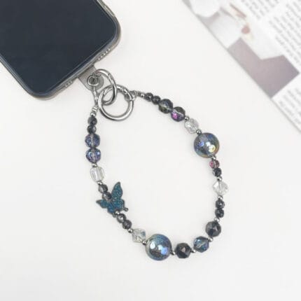 Black&Gold Guitar Metalstyle Multi-functional Rehinestone Pen and Keychain - Image 3