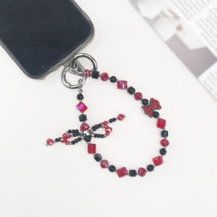 Hello Kitty Bicyle  Multi-functional Rehinestone Beaded Pen and Keychain - Image 3